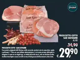 Deco Supermercati Prosciutto cotto san giovanni offerta
