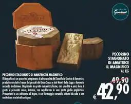 Deco Supermercati Pecorino stagionato di amatrice il magnifico offerta