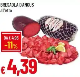 Galassia Bresaola d'angus all'etto offerta