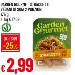 Galassia Garden gourmet straccetti vegani di soia 2 porzioni offerta