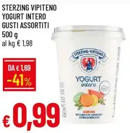 Galassia Sterzing vipiteno yogurt intero offerta