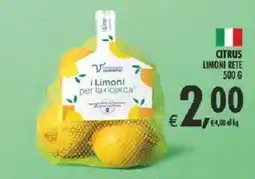 Deco Supermercati Citrus limoni rete offerta