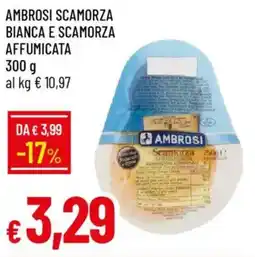 Galassia Ambrosi scamorza bianca e scamorza affumicata offerta