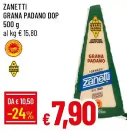 Galassia Zanetti grana padano DOP offerta