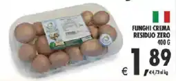 Deco Supermercati Funghi crema residuo zero offerta