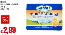 Galassia Meggle burro fiore bavarese offerta