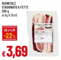 Galassia Guanciale stagionato a fette offerta