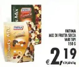 Deco Supermercati Fatina mix di frutta secca offerta