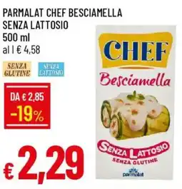Galassia Parmalat chef besciamella senza lattosio offerta