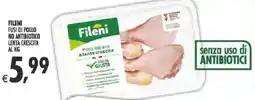 Deco Supermercati Fileni fusi di pollo no antibiotico lenta crescita offerta