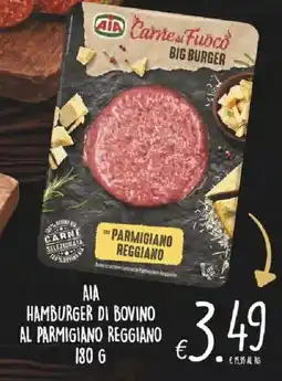 Deco Supermercati Aia hamburger di bovino al parmigiano reggiano offerta