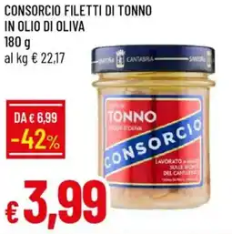 Galassia Consorcio filetti di tonno in olio di oliva offerta