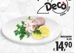 Deco Supermercati Deco moscardini offerta