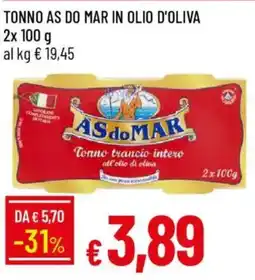 Galassia Tonno as do mar in olio d'oliva offerta