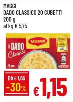 Galassia Maggi dado classico 20 cubetti offerta