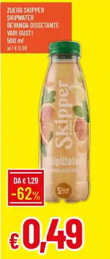 Galassia Zuegg skipper skipwater bevanda dissetante offerta