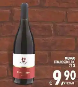 Deco Supermercati Murgo etna rosso d.o.c. offerta
