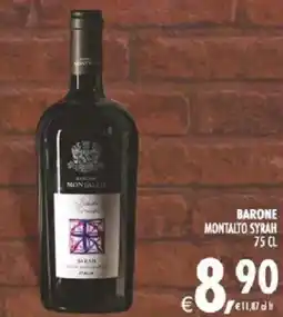 Deco Supermercati Barone montalto syrah offerta