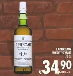 Deco Supermercati LAPHROAIG WHISKY 10 YEARS offerta