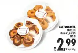 Deco Supermercati Gastronauta torcetti classic/cacao offerta