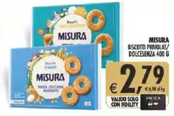 Deco Supermercati Misura biscotti privolat/ dolcesenza offerta