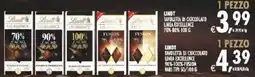 Deco Supermercati Lindt tavoletta di cioccolato linea excellence 70%-80% offerta