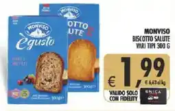 Deco Supermercati Monviso biscotto salute offerta