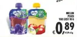 Deco Supermercati Mellin pouch offerta