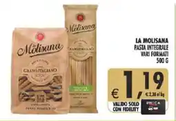 Deco Supermercati La molisana pasta integrale offerta