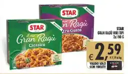 Deco Supermercati Star gran ragù offerta