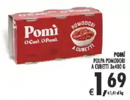 Deco Supermercati Pomì polpa pomodori a cubetti offerta