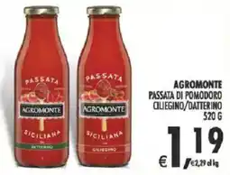 Deco Supermercati Agromonte passata di pomodoro ciliegino/datterino offerta
