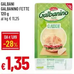 Galassia Galbani galbanino fette offerta
