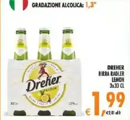 Deco Supermercati Dreher birra radler lemon offerta