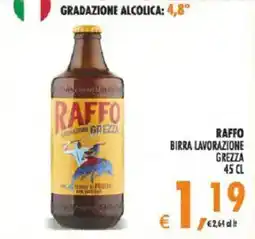 Deco Supermercati Raffo birra lavorazione grezza offerta