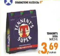 Deco Supermercati Tennent's birra offerta