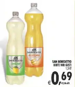 Deco Supermercati San benedetto bibite offerta
