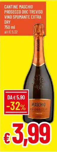 Galassia Cantine maschio prosecco doc treviso vino spumante extra dry offerta