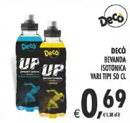 Deco Supermercati Decò bevanda isotonica offerta