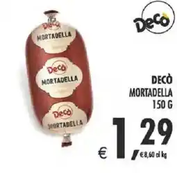 Deco Supermercati Decò mortadella offerta