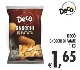 Deco Supermercati Decò gnocchi di patate offerta