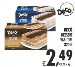 Deco Supermercati Decò dessert offerta