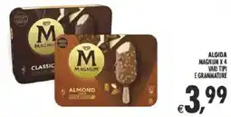Deco Supermercati Algida magnum x 4 offerta