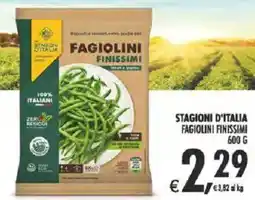 Deco Supermercati Stagioni d'italia fagiolini finissimi offerta