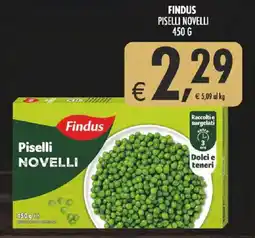 Deco Supermercati Findus piselli novelli offerta