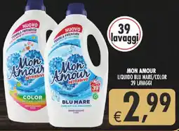 Deco Supermercati Mon amour liquido blu mare/color offerta