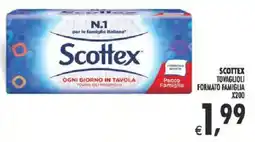 Deco Supermercati Scottex tovaglioli formato famiglia x200 offerta