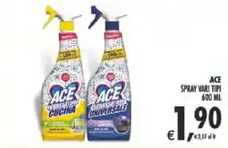 Deco Supermercati Ace spray offerta