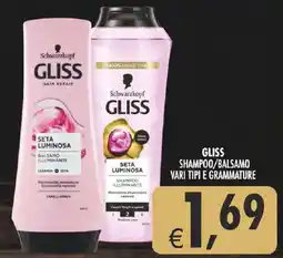 Deco Supermercati Gliss shampoo/balsamo offerta