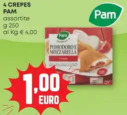 Pam 4 crepes PAM offerta